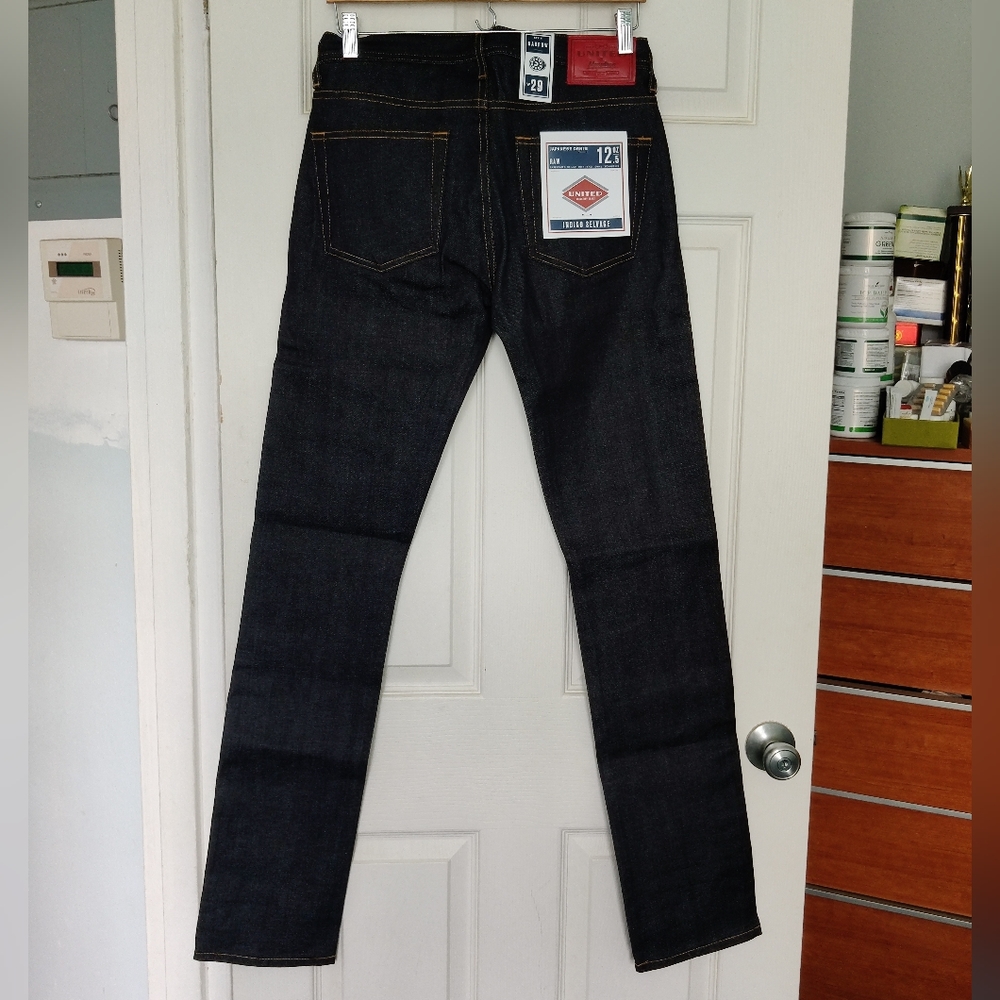 United Stock Dry Goods Men's Size 29 Selvedge Denim Jeans - Picture 2 of 6